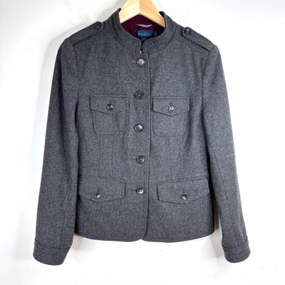 Boden Gray Utility Jacket
